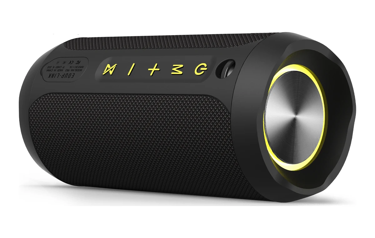 Tragbarer Bluetooth-Lautsprecher M6 Pro in Schwarz