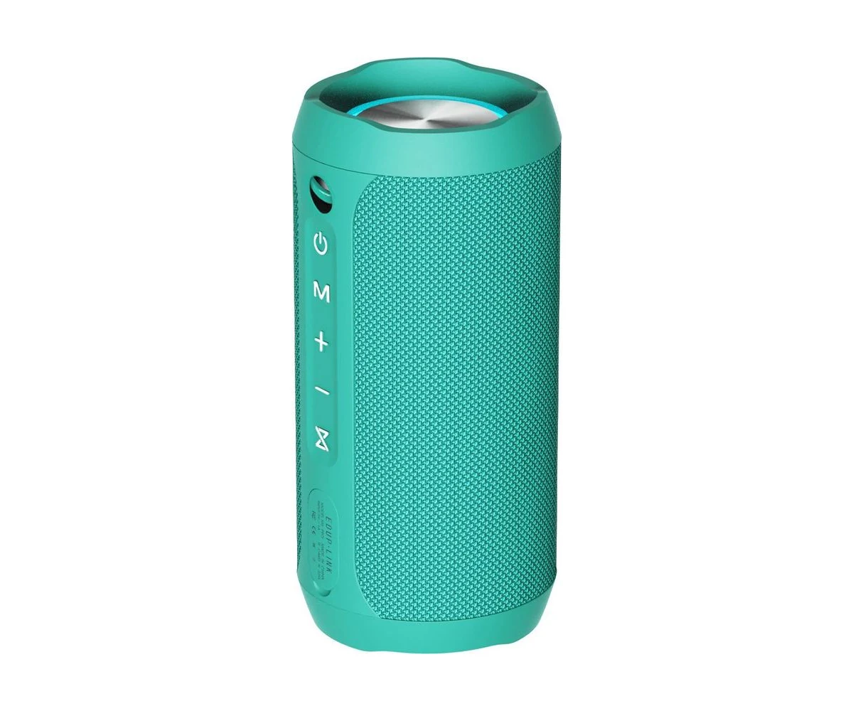 Altoparlante M6 Pro verde acqua in posizione verticale